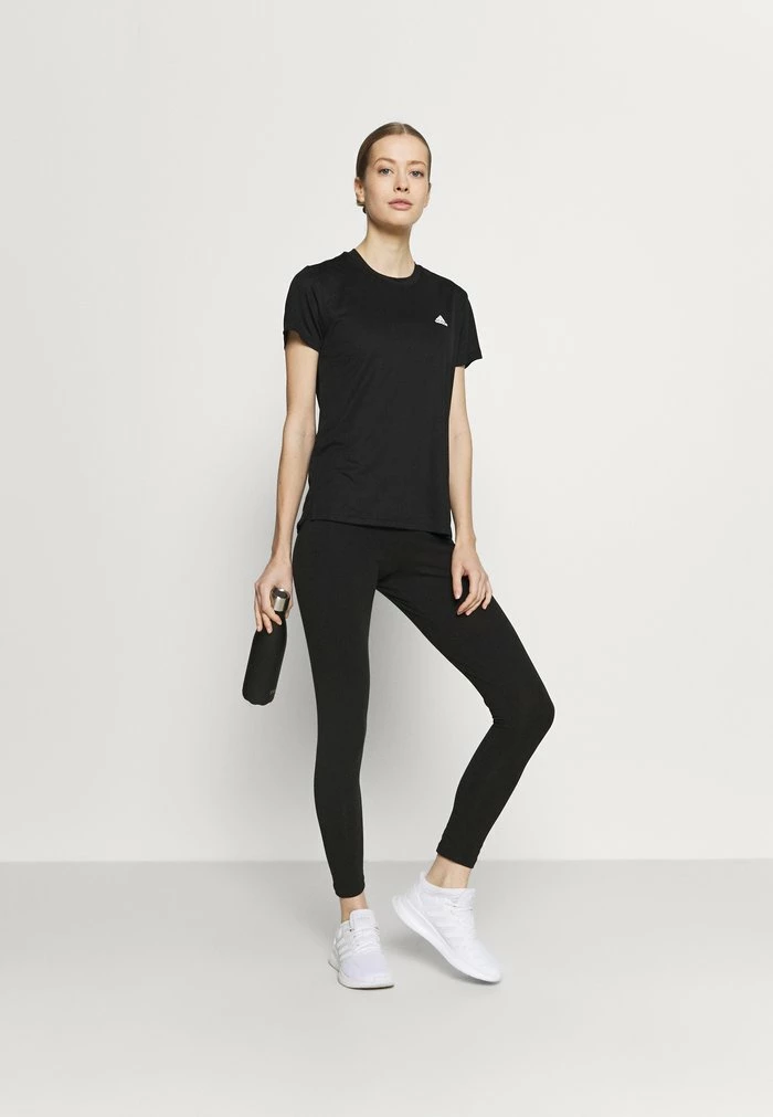 Adidas Performance Print T-shirt - Black/white 4 Adidas Performance Print T-shirt - Black/white - Image 2