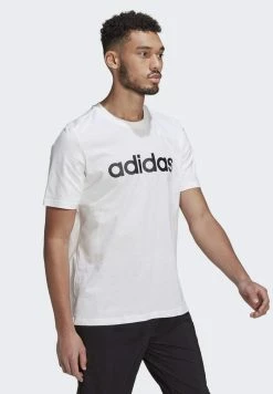 Adidas Performance M LIN SJ T - Print T-shirt - White Black 12 Adidas Performance M LIN SJ T - Print T-shirt - White Black -adidas Performance Shop 6fc1750012f34bcd888166e2568377c4