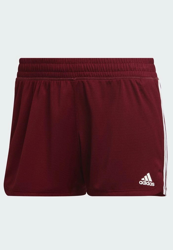 Adidas Performance PACER - Sports Shorts - Collegiate Burgundy/white 10 Adidas Performance PACER - Sports Shorts - Collegiate Burgundy/white - Image 8