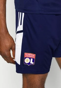 Adidas Performance OLYMPIQUE LYONNAIS TRAININGS SHORT - Sports Shorts - Team Navy Blue -adidas Performance Shop 6fe4877ff139437e9bf3efb484b8777e