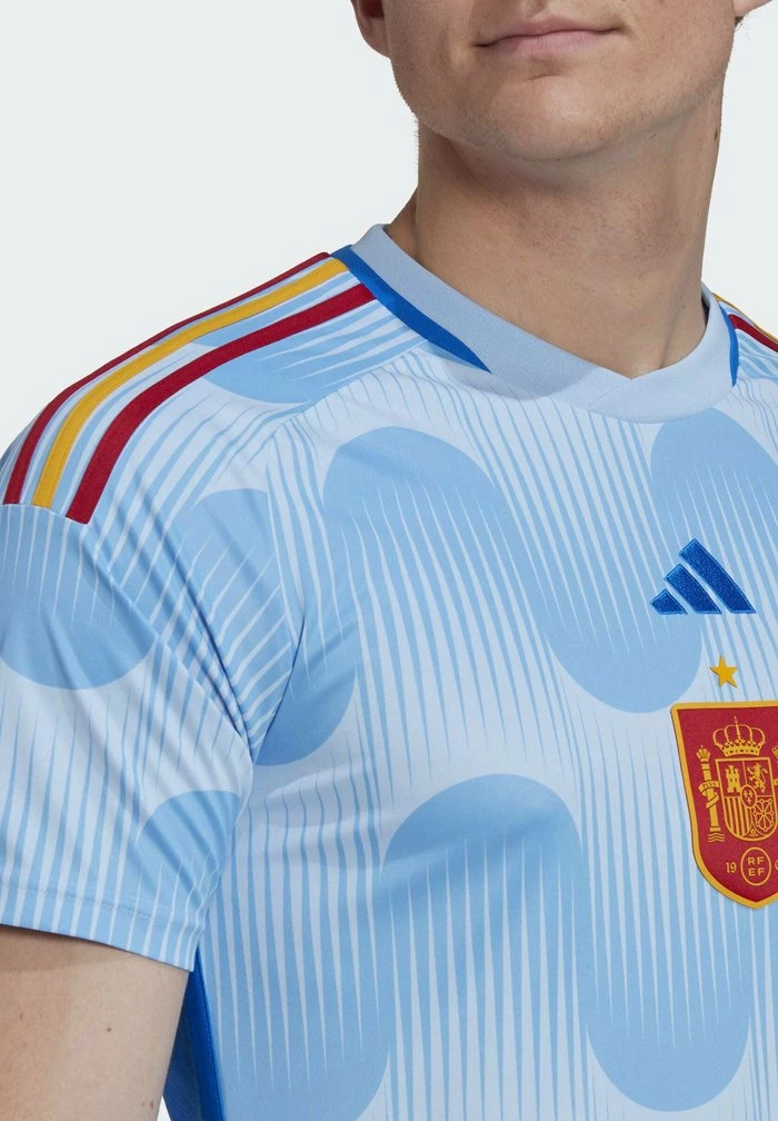 Adidas Performance SPAIN FEF AWAY JERSEY - National Team Wear - Glow Blue Glow Blue 5 Adidas Performance SPAIN FEF AWAY JERSEY - National Team Wear - Glow Blue Glow Blue - Image 3