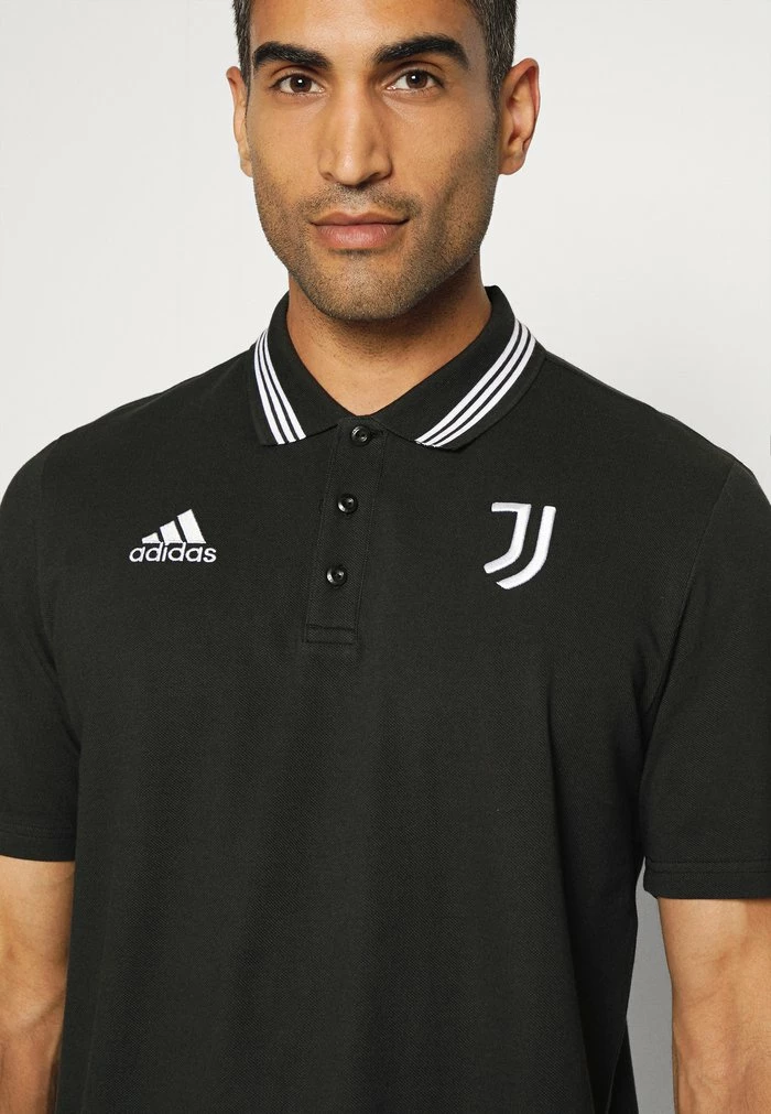 Adidas Performance JUVENTUS TURIN DNA - Polo Shirt - Black/white 8 Adidas Performance JUVENTUS TURIN DNA - Polo Shirt - Black/white - Image 6