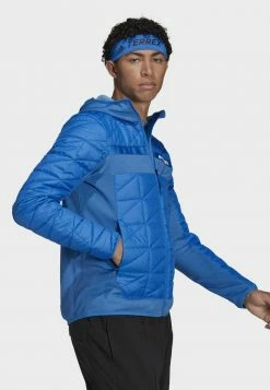 Adidas Performance MT HYBR INS JKT - Outdoor Jacket - Blue -adidas Performance Shop 707679514b4d4e53bcda8f9738a24371
