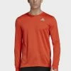 Adidas Performance LONG SLEEVE - Long Sleeved Top - Orange -adidas Performance Shop 71420f4079144b348eb9ad5aa1e8bcc1