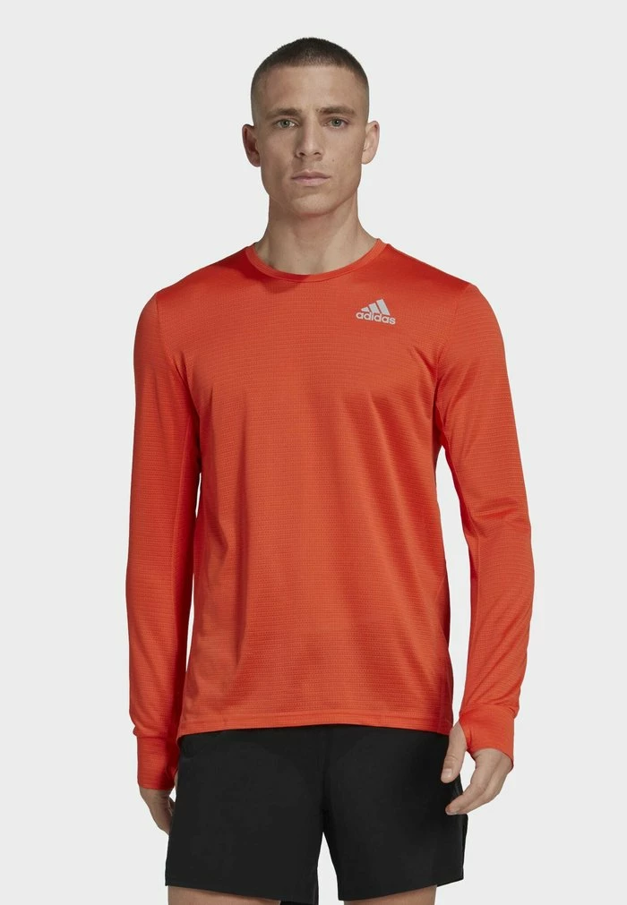 Adidas Performance LONG SLEEVE - Long Sleeved Top - Orange 3 Adidas Performance LONG SLEEVE - Long Sleeved Top - Orange
