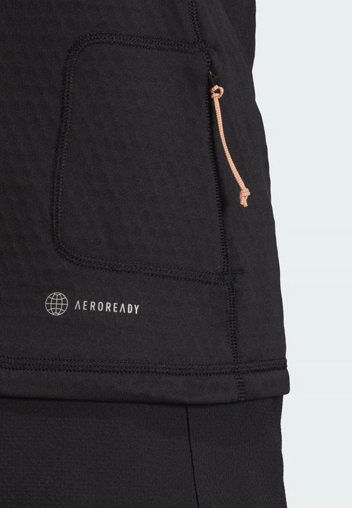 Adidas Performance X-CITY LONG SLEEVE - Fleece Jumper - Black 8 Adidas Performance X-CITY LONG SLEEVE - Fleece Jumper - Black - Image 6