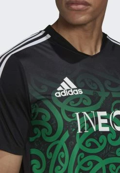 Adidas Performance Print T-shirt - Black Green -adidas Performance Shop 71f32636a2e94fe3abbd98145d67826f