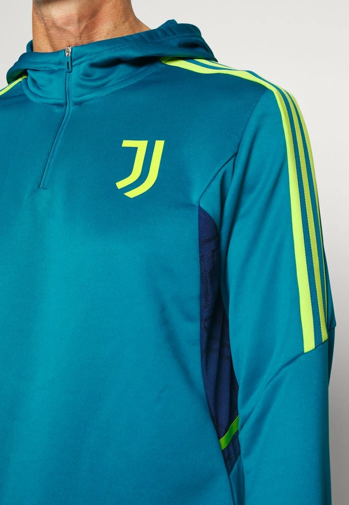 Adidas Performance JUVENTUS TURIN HOODY - Club Wear - Turquoise 9 Adidas Performance JUVENTUS TURIN HOODY - Club Wear - Turquoise - Image 7
