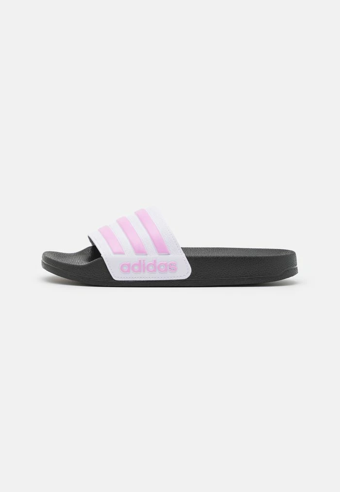 Adidas Performance ADILETTE SHOWER UNISEX - Mules - Cream White/clear Lilac/footwear White 3 Adidas Performance ADILETTE SHOWER UNISEX - Mules - Cream White/clear Lilac/footwear White