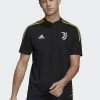 Adidas Performance POLO JUVENTUS CONDIVO - Print T-shirt - Black -adidas Performance Shop 7333a9cabd814788ae144af11a96f6d1