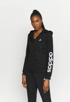 Adidas Performance W LIN FT TS - Tracksuit - Black/white