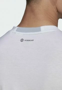 Adidas Performance DESIGNED FOR TRAINING - Print T-shirt - White -adidas Performance Shop 73f2d9b8a1c048189c8891e24e76f394
