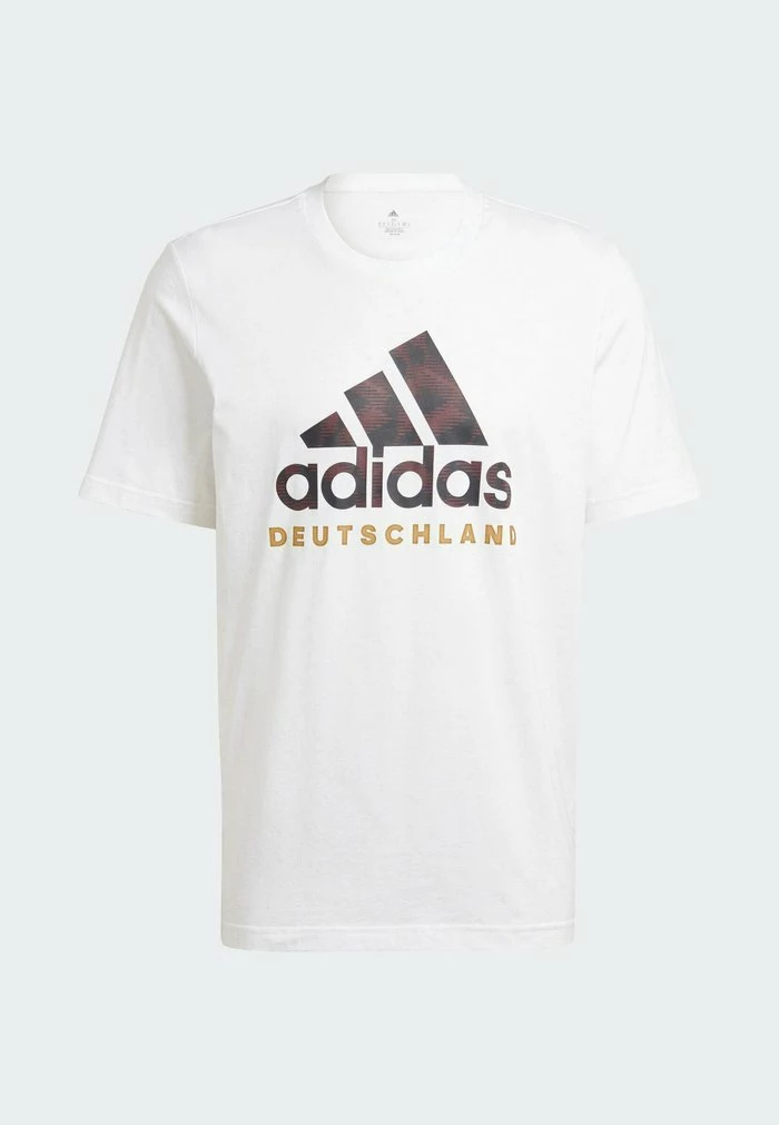 Adidas Performance DEUTSCHLAND GRAPHIC TEE - National Team Wear - White Black 8 Adidas Performance DEUTSCHLAND GRAPHIC TEE - National Team Wear - White Black - Image 6