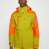Adidas Performance TERREX XPLORIC RAIN.RDY MOUNTAIN - Hardshell Jacket - Pulse Olive/semi Impact Orange