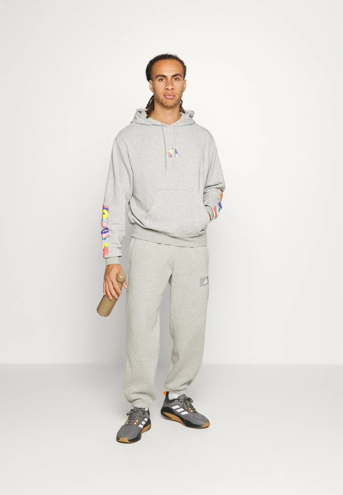 Adidas Performance PRIDE HOODIE - Hoodie - Medium Grey Heather 4 Adidas Performance PRIDE HOODIE - Hoodie - Medium Grey Heather - Image 2