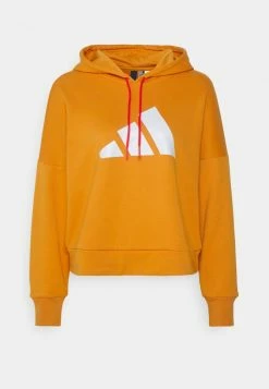 Adidas Performance SPORTS FUTURE ICONS HOODIE RELAXED - Hoodie - Focus Orange/white -adidas Performance Shop 7549ad0b48414046b74054ab39d51df2