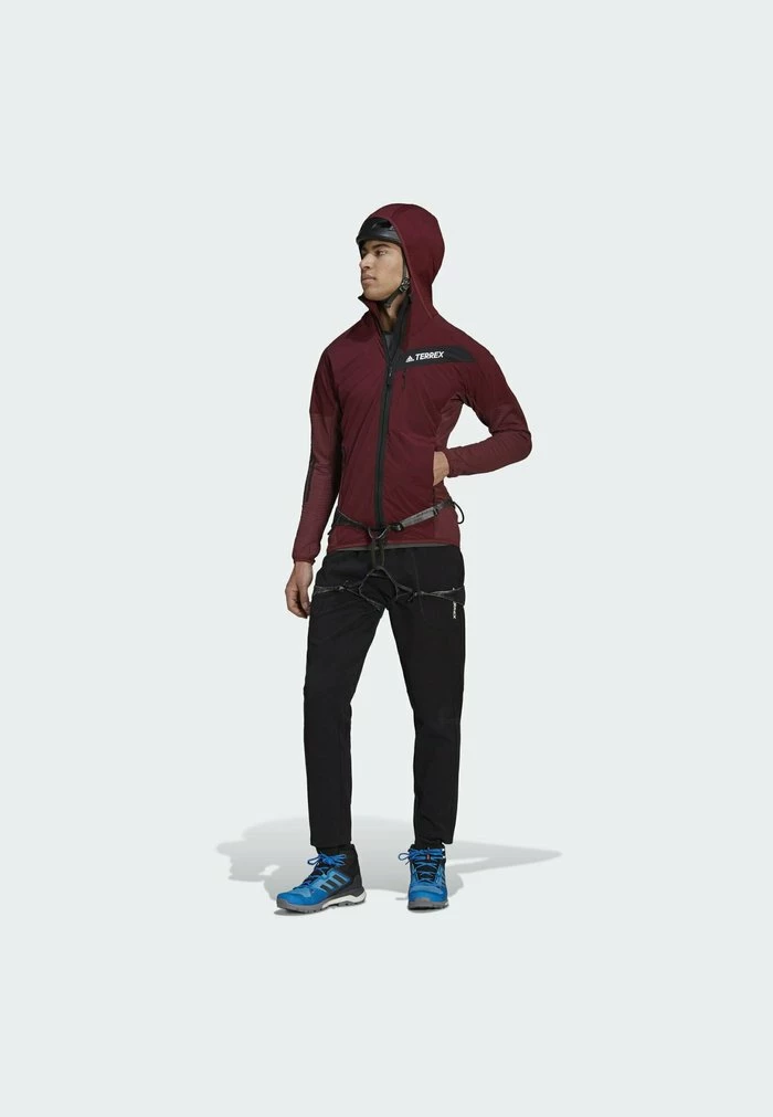 Adidas Performance Fleece Jacket - Burgundy 4 Adidas Performance Fleece Jacket - Burgundy - Image 2