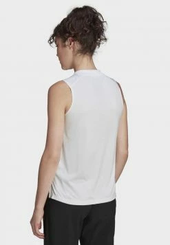 Adidas Performance W MT TANK - Sports T-shirt - White -adidas Performance Shop 756dd10a9d274b4bb3f12f2667730179