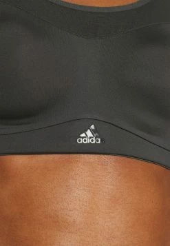Adidas Performance High Support Sports Bra - Carbon/black -adidas Performance Shop 75ac4bbe47b34c0e8fee227ac5bc4963