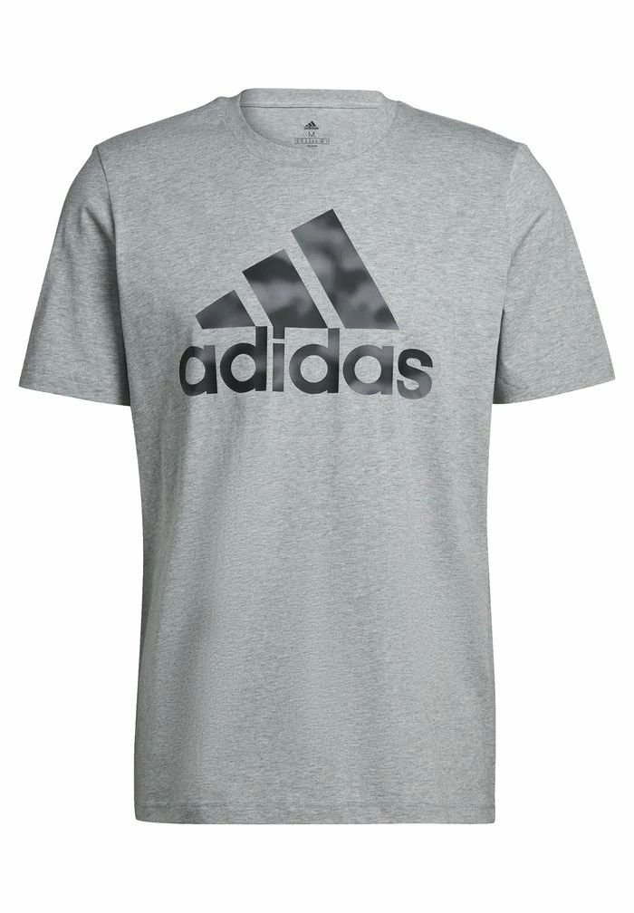 Adidas Performance CAMO - Print T-shirt - Medium Grey Heather 8 Adidas Performance CAMO - Print T-shirt - Medium Grey Heather - Image 6