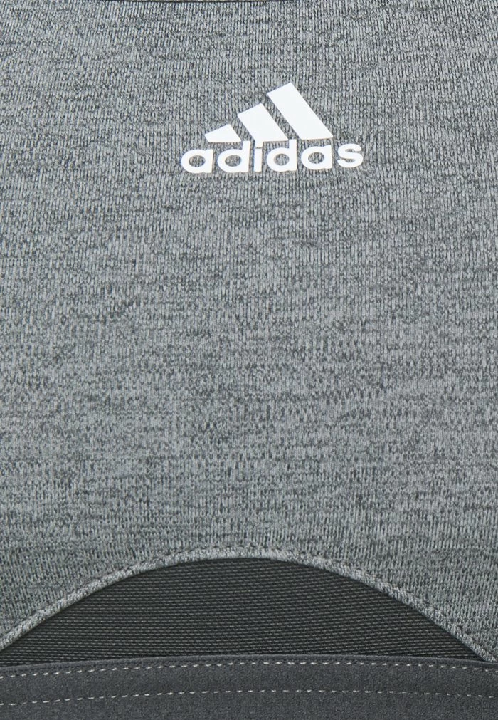 Adidas Performance Medium Support Sports Bra - Dark Grey Heather 5 Adidas Performance Medium Support Sports Bra - Dark Grey Heather - Image 3