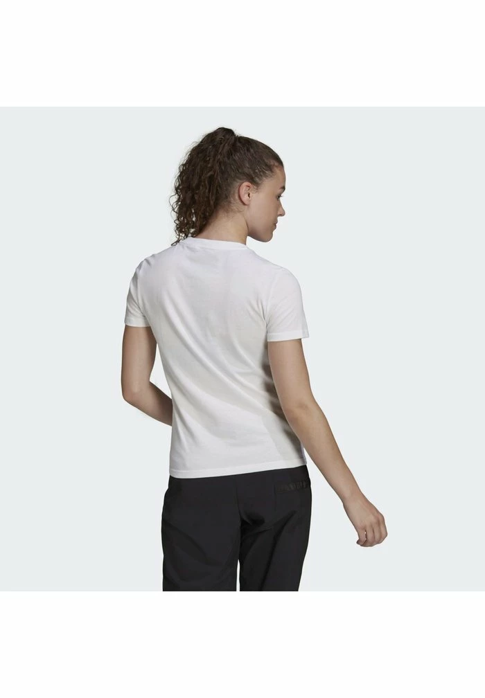 Adidas Performance LOGO - Print T-shirt - White 4 Adidas Performance LOGO - Print T-shirt - White - Image 2