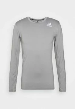 Adidas Performance PRIMEGREEN COMPRESSION LONG SLEEVE T-SHIRT - Long Sleeved Top - Solid Grey
