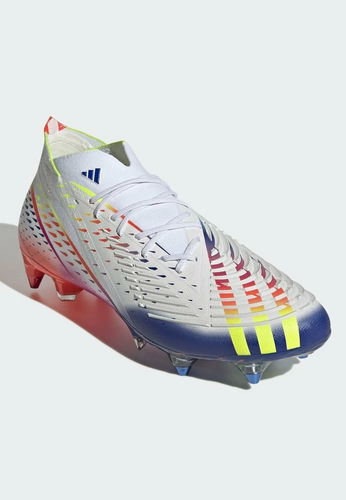 Adidas Performance PREDATOR EDGE - Screw-in Stud Football Boots - Cloud White Solar Yellow Power Blue 7 Adidas Performance PREDATOR EDGE - Screw-in Stud Football Boots - Cloud White Solar Yellow Power Blue - Image 5