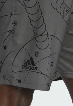 Adidas Performance CLUB GRAPHIC TENNIS - Sports Shorts - Grey -adidas Performance Shop 77eae98635144e36806291bbf71e226e
