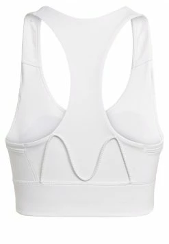 Adidas Performance RUN - Medium Support Sports Bra - White/black Reflective -adidas Performance Shop 7844fb826a754e6f81a593a698571e61