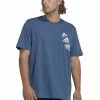 Adidas Performance Print T-shirt - Steel/bliss Lilac