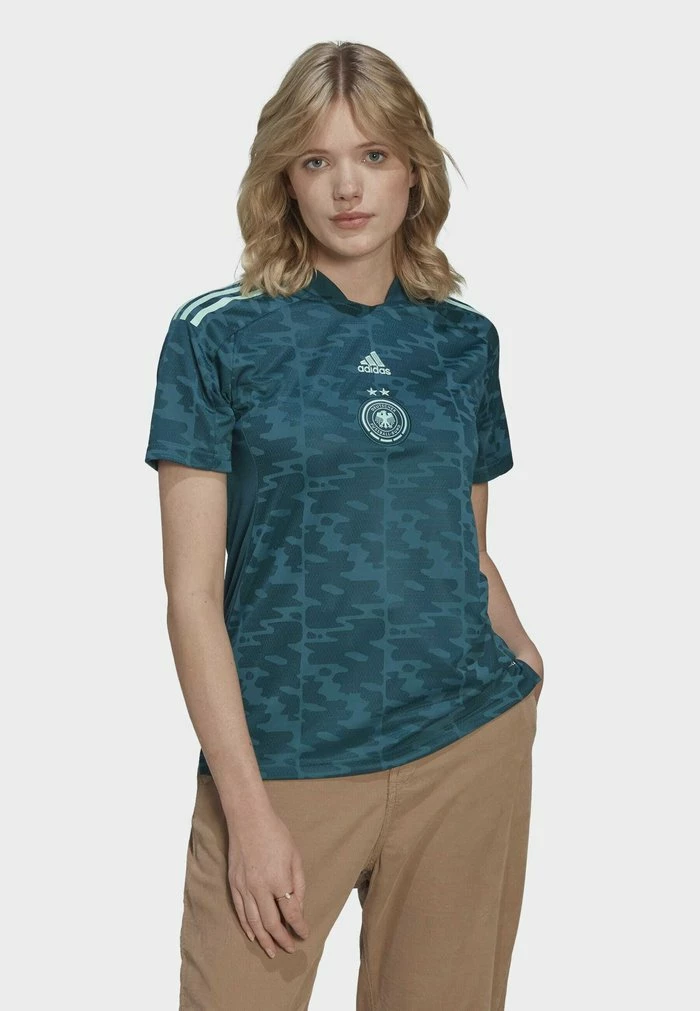 Adidas Performance GERMANY 21/22 AWAY - Sports T-shirt - Green 3 Adidas Performance GERMANY 21/22 AWAY - Sports T-shirt - Green