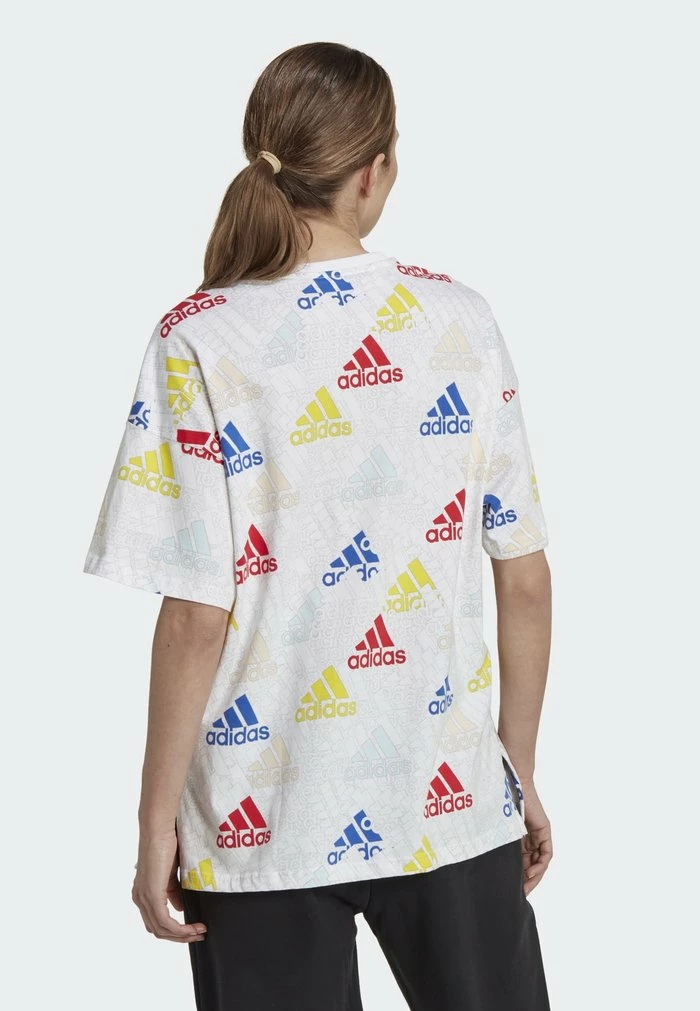 Adidas Performance W BLUV Q3 T B - Print T-shirt - White 4 Adidas Performance W BLUV Q3 T B - Print T-shirt - White - Image 2
