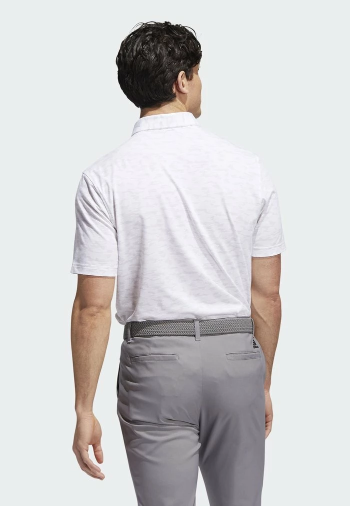 Adidas Performance Polo Shirt - Grey One White 4 Adidas Performance Polo Shirt - Grey One White - Image 2