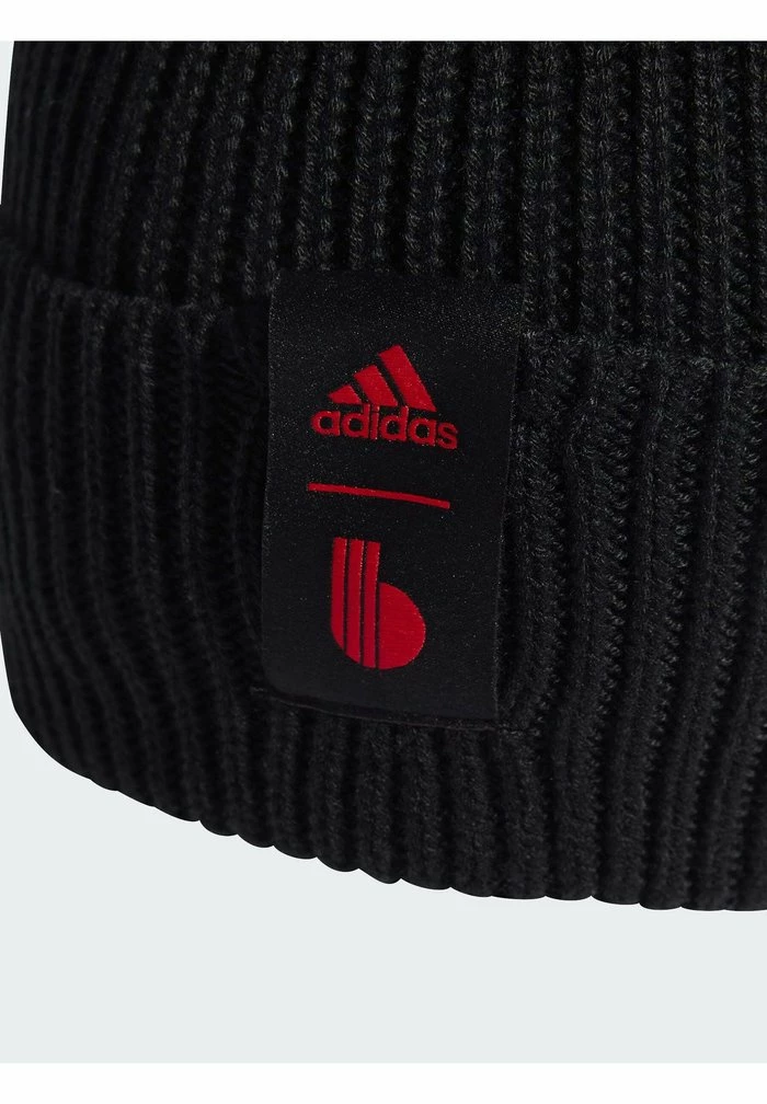 Adidas Performance BELGIUM - Beanie - Black/red 4 Adidas Performance BELGIUM - Beanie - Black/red - Image 2