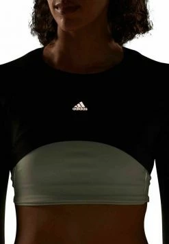 Adidas Performance HIIT 45 SECONDS SUPER CR - Sports T-shirt - Schwarz Grau -adidas Performance Shop 7a36313707b14a91afa766da93126e76