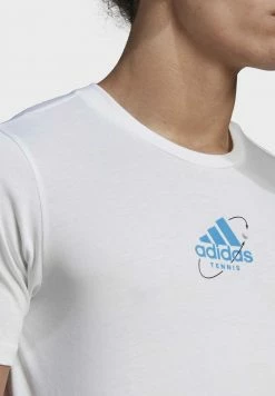 Adidas Performance GRAPHIC - Print T-shirt - White -adidas Performance Shop 7a4305df1c0e4d50b72ec906fdec40bd