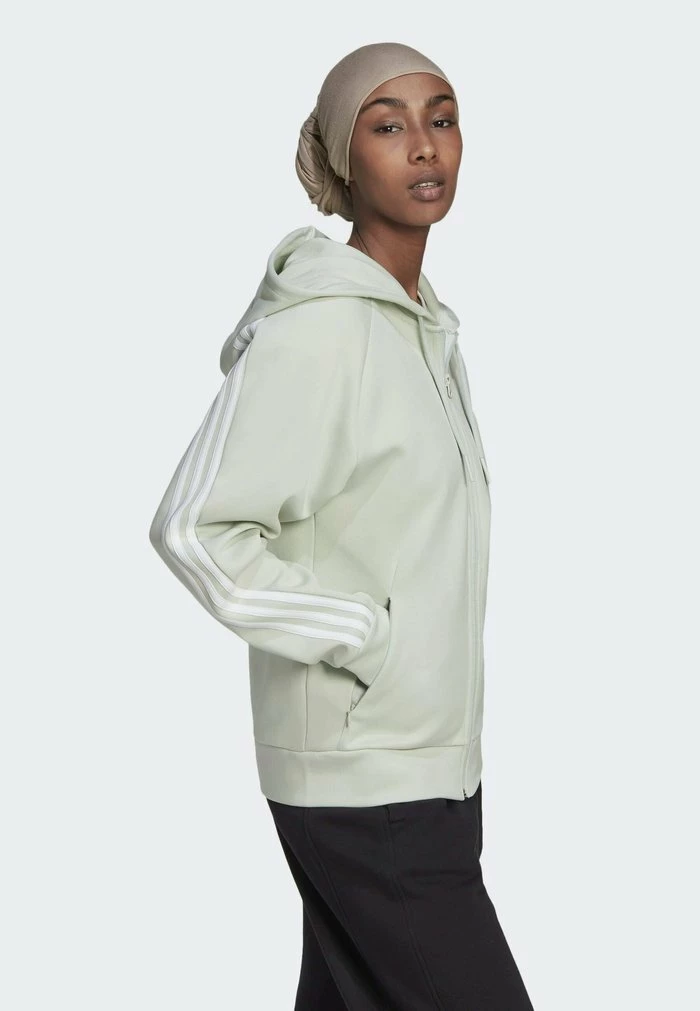 Adidas Performance FUTURE ICONS - Zip-up Sweatshirt - Green 8 Adidas Performance FUTURE ICONS - Zip-up Sweatshirt - Green - Image 6