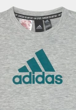 Adidas Performance SUM TEE UNISEX - Print T-shirt - White Melange/legacy Teal -adidas Performance Shop 7b418ef129d9429eb59a49e651a74df1