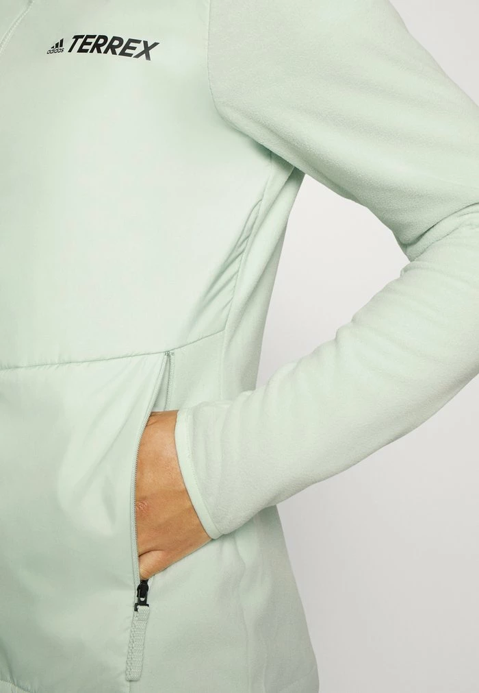 Adidas Performance Fleece Jacket - Green 7 Adidas Performance Fleece Jacket - Green - Image 5