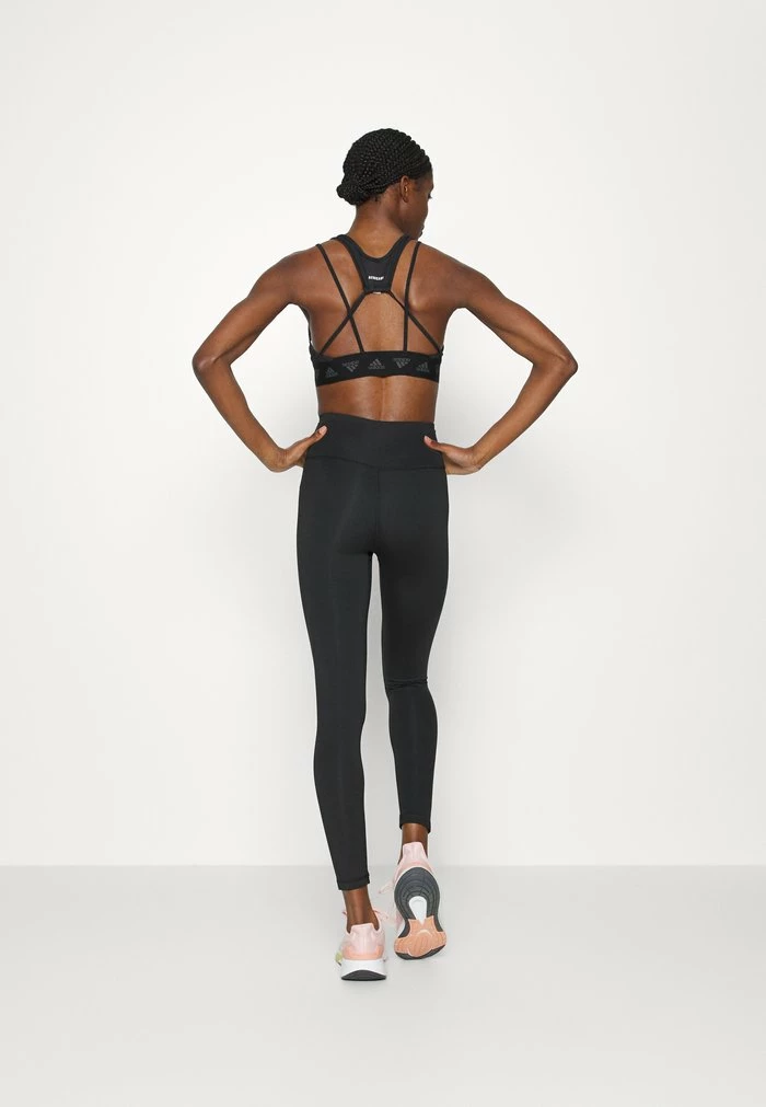 Adidas Performance SOLID - Leggings - Black 5 Adidas Performance SOLID - Leggings - Black - Image 3