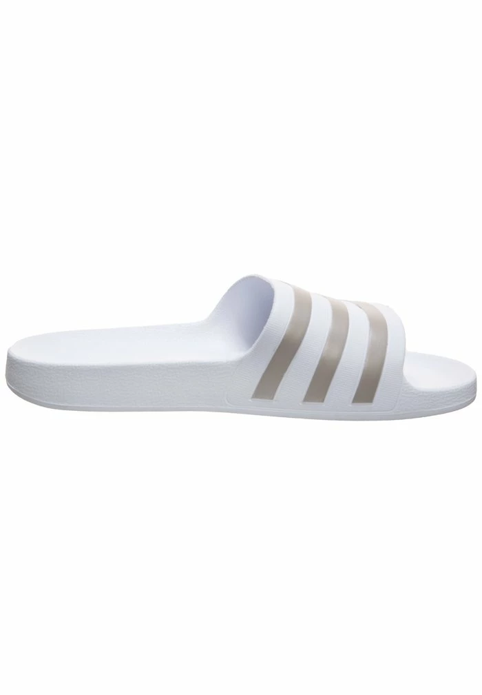 Adidas Performance ADILETTE AQUA SWIM - Pool Slides - Footwer White / Platin Metallic 7 Adidas Performance ADILETTE AQUA SWIM - Pool Slides - Footwer White / Platin Metallic - Image 5