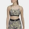 Adidas Performance AEROREACT HYPERGLAM - Light Support Sports Bra - Almost Yellow/trace Grey/black -adidas Performance Shop 7c2693532cf9475e8fed2ea805443f5a