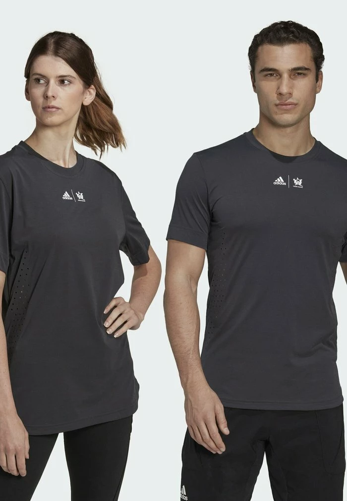 Adidas Performance NEW YORK CITY PRINTED TENNIS - Print T-shirt - Grey 3 Adidas Performance NEW YORK CITY PRINTED TENNIS - Print T-shirt - Grey