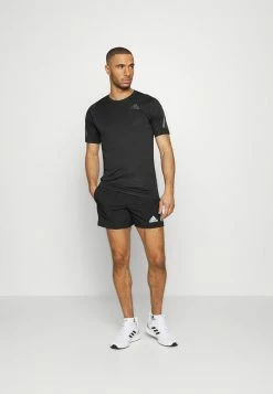 Adidas Performance OWN THE RUN - Sports Shorts - Black/silver -adidas Performance Shop 7dea1ffcc5b84aceba6f23d5a6572601