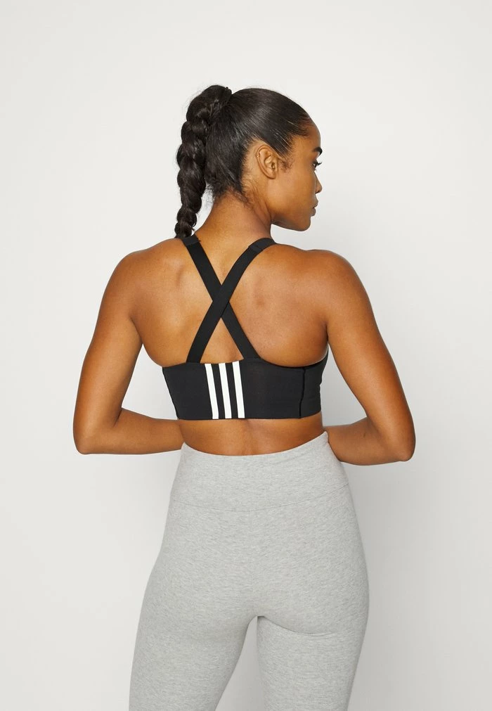 Adidas Performance ZIP - High Support Sports Bra - Black 5 Adidas Performance ZIP - High Support Sports Bra - Black - Image 3