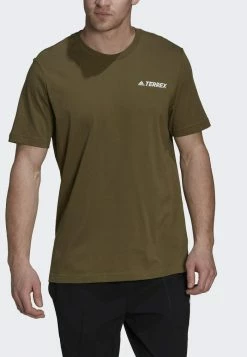 Adidas Performance TERREX MOUNTAIN GRAPHIC - Print T-shirt - Green 13 Adidas Performance TERREX MOUNTAIN GRAPHIC - Print T-shirt - Green -adidas Performance Shop 7e91b944248d41c7922b4a0e8178cdf1
