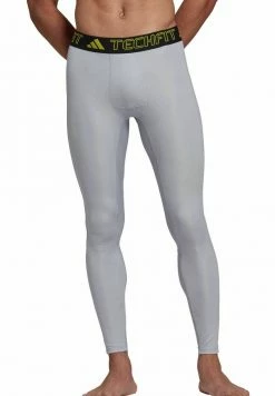 Adidas Performance TECHFIT - Leggings - Silber