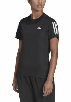 Adidas Performance OWN THE RUN TEE - Sports T-shirt - Black -adidas Performance Shop 7f2ba016f2834b2d83536b033fa56628