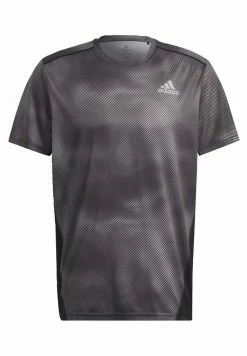 Adidas Performance OWN THE RUN - Print T-shirt - Grey -adidas Performance Shop 7f3765433d0242149fa3ac31a8cabbc8